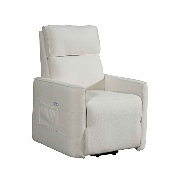 Fauteuil Indo Power Lift 1 place sable, avec système électrique de relevage